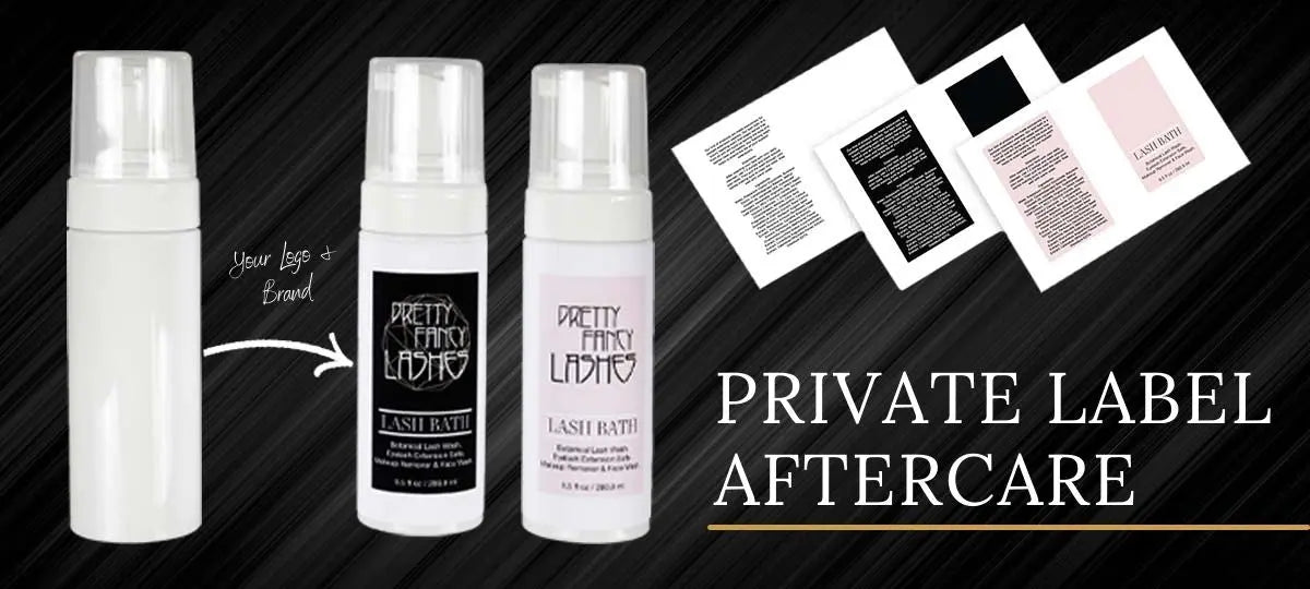 Private Label Eyelash Extension Aftercare Products Sinful Lashes 
