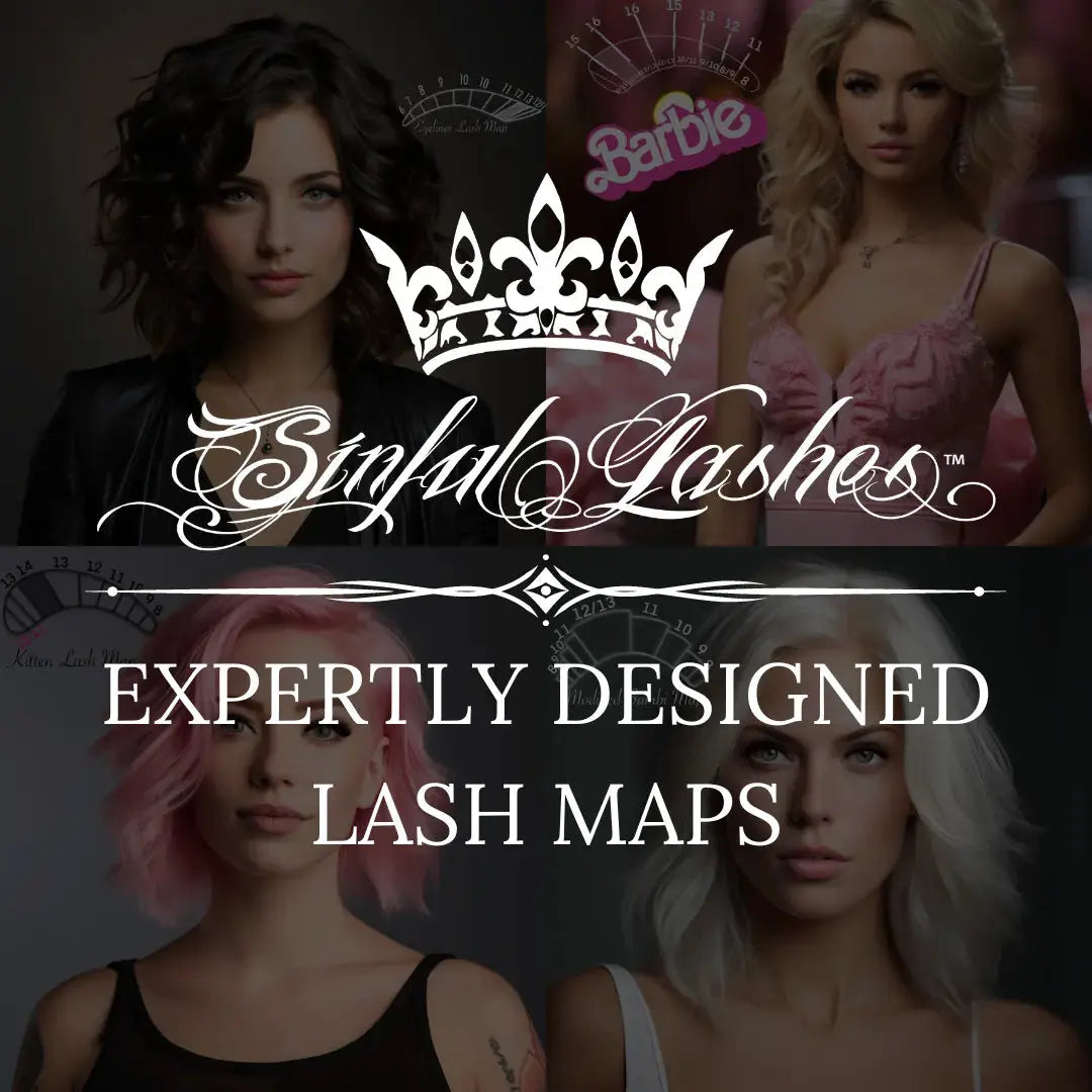 Lash Techs just for you FREE LASH MAPS! Enhance Your Lash Artistry!